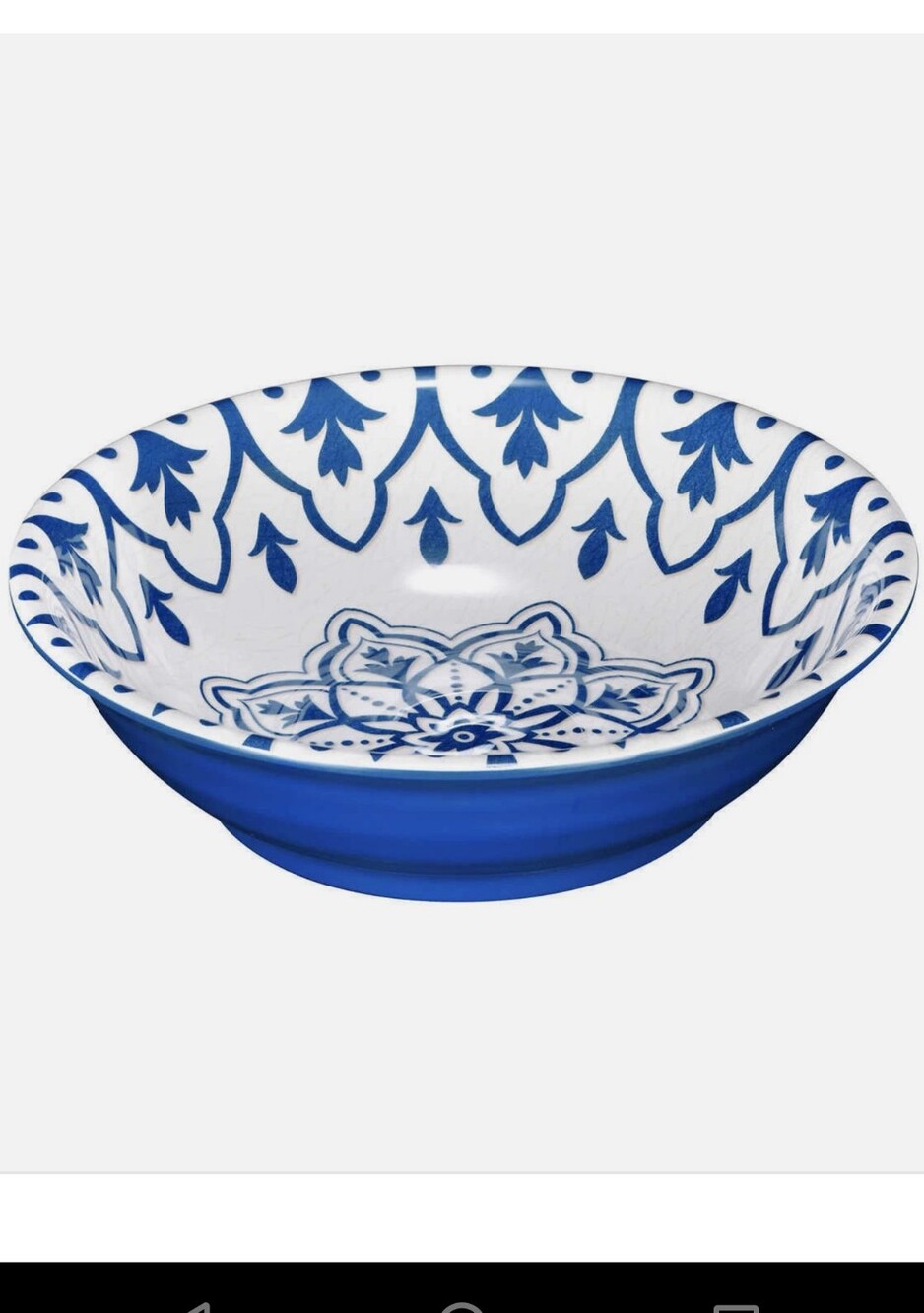 Pandex Melamine 12-Piece Dinnerware Set for 4, NEW, Dishwasher Safe Durable BLUE - Picture 6 of 8